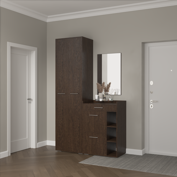 Секция в прихожую Кортекс-мебель Лара СП6
