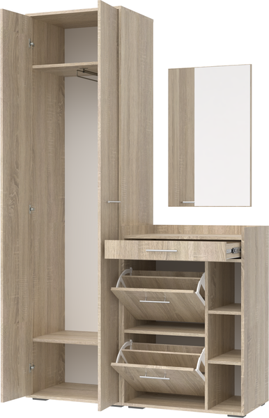 Секция в прихожую Кортекс-мебель Лара СП6