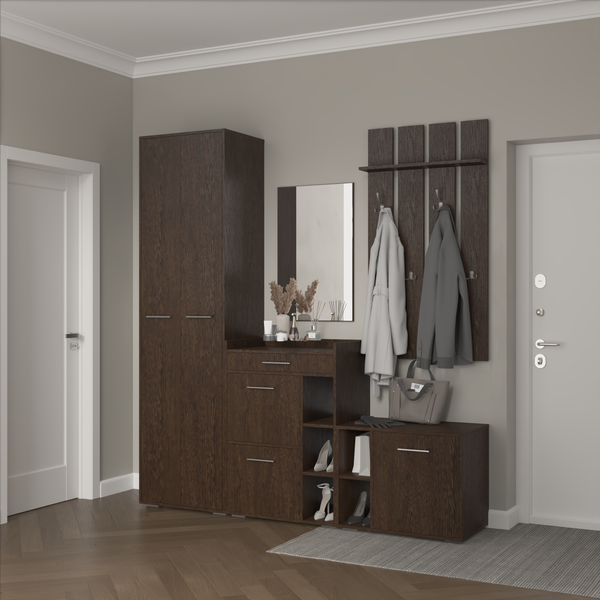 Секция в прихожую Кортекс-мебель Лара СП7