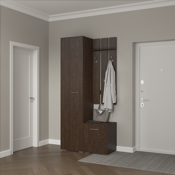 Секция в прихожую Кортекс-мебель Лара СП8
