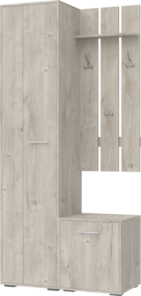 Секция в прихожую Кортекс-мебель Лара СП8 - фото