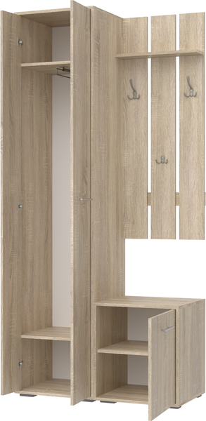 Секция в прихожую Кортекс-мебель Лара СП8