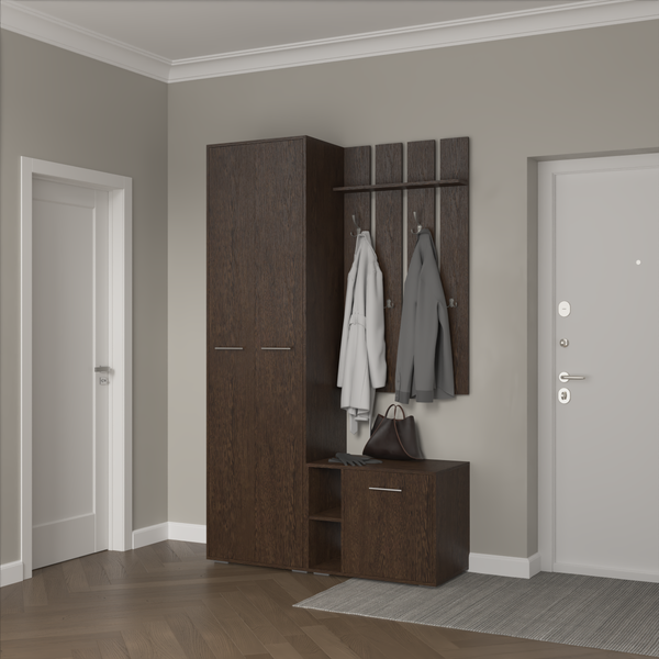 Секция в прихожую Кортекс-мебель Лара СП9