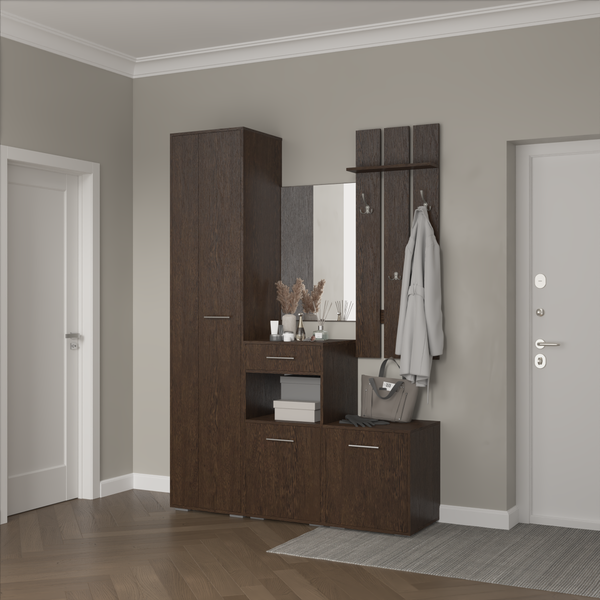 Секция в прихожую Кортекс-мебель Лара СП10