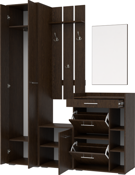 Секция в прихожую Кортекс-мебель Лара СП12