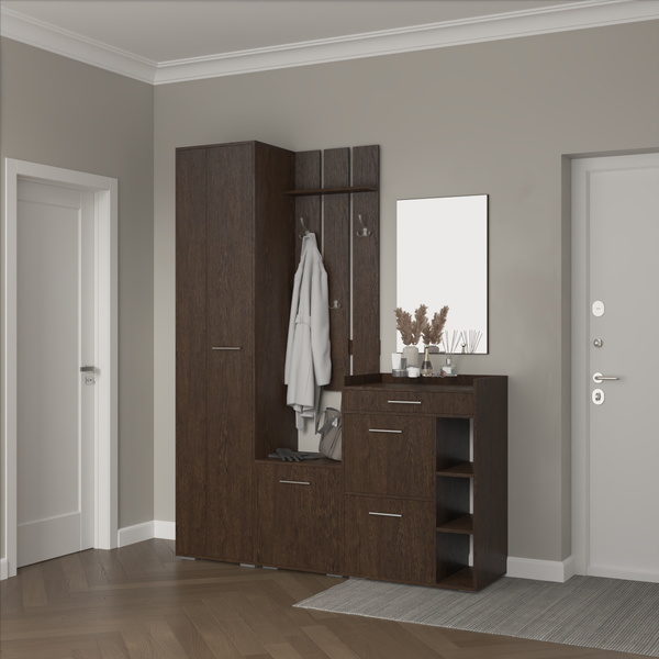 Секция в прихожую Кортекс-мебель Лара СП12