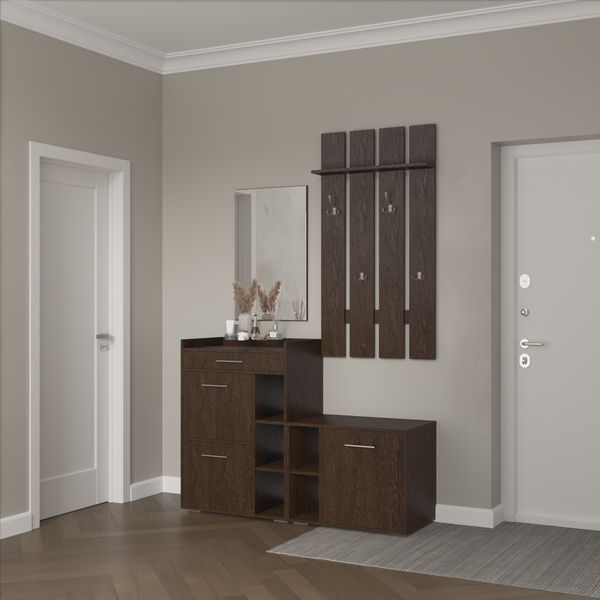 Секция в прихожую Кортекс-мебель Лара СП13