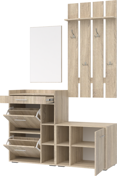 Секция в прихожую Кортекс-мебель Лара СП13