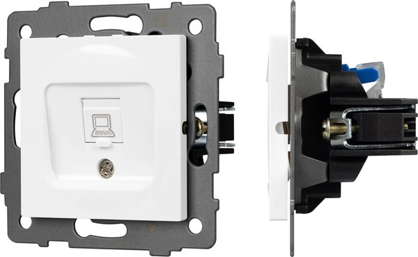 Розетка Arlight SCT-MPC1-PL-WH-V / 049842