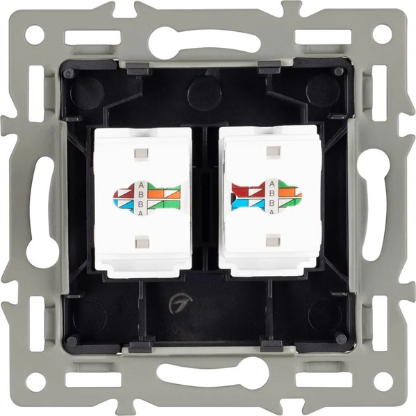 Розетка Arlight SCT-MPC2-PL-BK / 045337