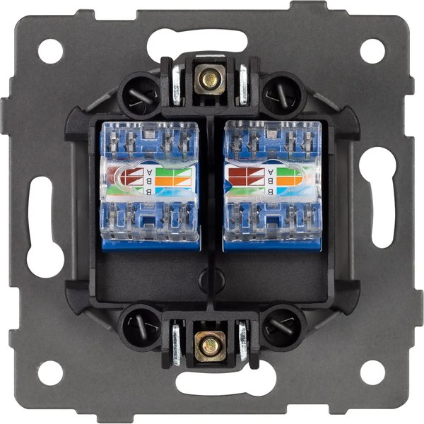 Розетка Arlight SCT-MPC2-PL-BK-V / 049853