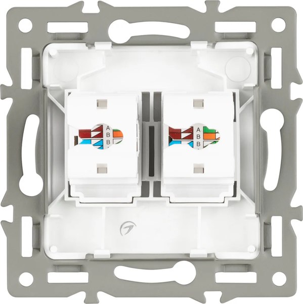 Розетка Arlight SCT-MPC2-PL-WH / 045336