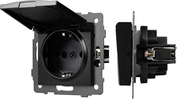 Розетка Arlight SCT-MCP-PL-BK-V / 049835