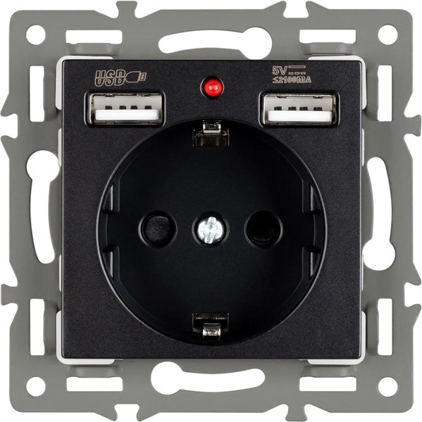 Розетка Arlight SCT-MUAA-PL-BK / 043734 - фото