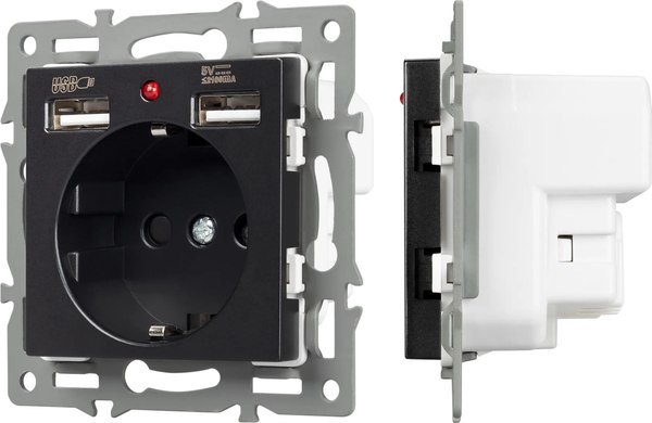 Розетка Arlight SCT-MUAA-PL-BK / 043734