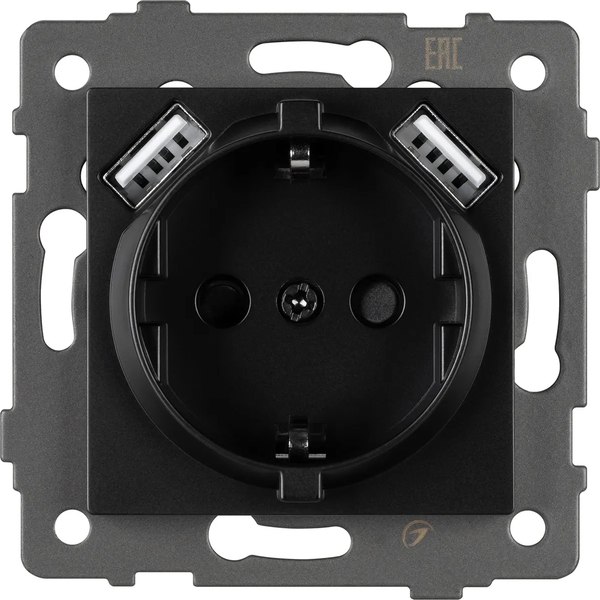 Розетка Arlight SCT-MUAA-PL-BK-V / 049819 - фото