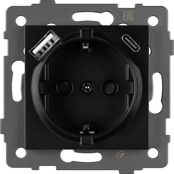 Розетка Arlight SCT-MUAC-PL-BK-V / 049830 - фото