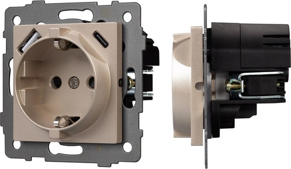 Розетка Arlight SCT-MUAC-PL-GD-V / 049832