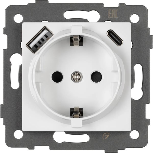 Розетка Arlight SCT-MUAC-PL-WH-V / 049822 - фото