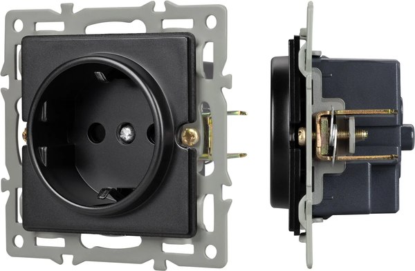 Розетка Arlight SCT-GP-MEU-PL-BK / 043740