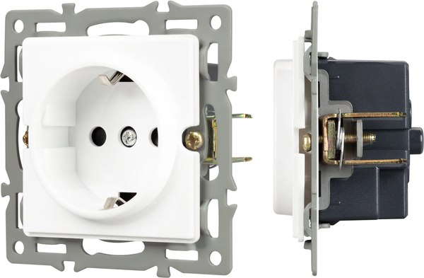 Розетка Arlight SCT-GP-MEU-PL-WH / 043739