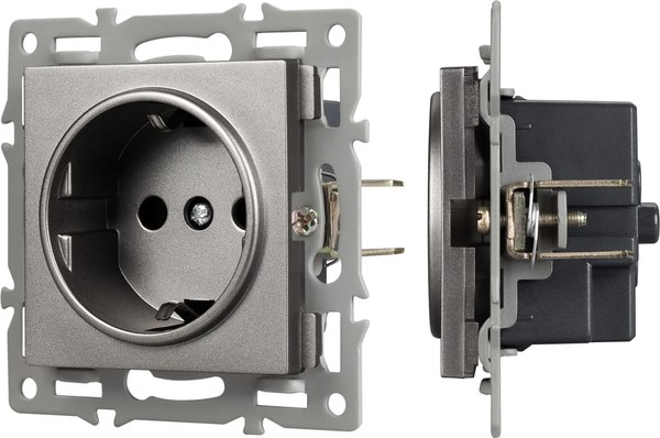 Розетка Arlight SCT-MEU1-PL-GR / 043732