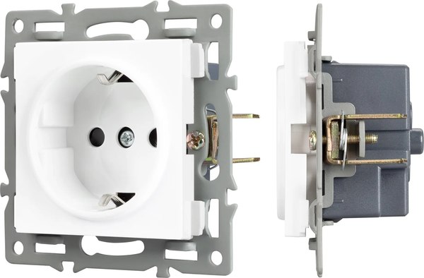 Розетка Arlight SCT-MEU1-PL-WH / 043730
