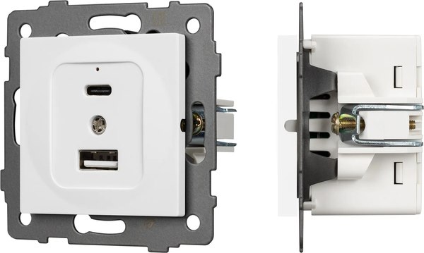 Розетка Arlight SCT-MUAC-PL-WH-V / 049839