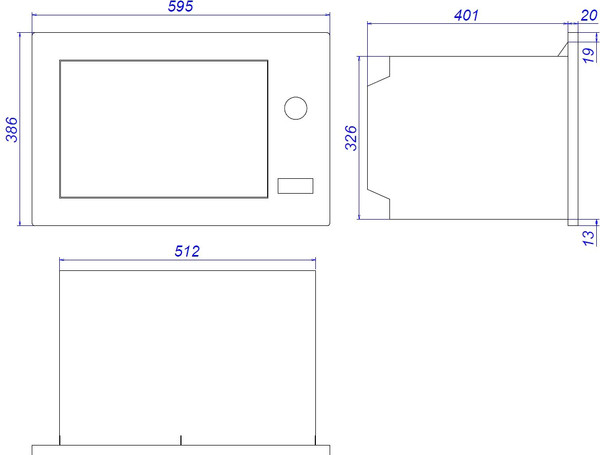 Микроволновая печь ZORG MIO253 S BL