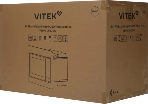 Микроволновая печь Vitek VBMW 2040 BG (черный)