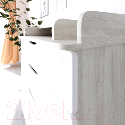 Комод пеленальный Атон Сириус-2 Wood 804 ПВХ