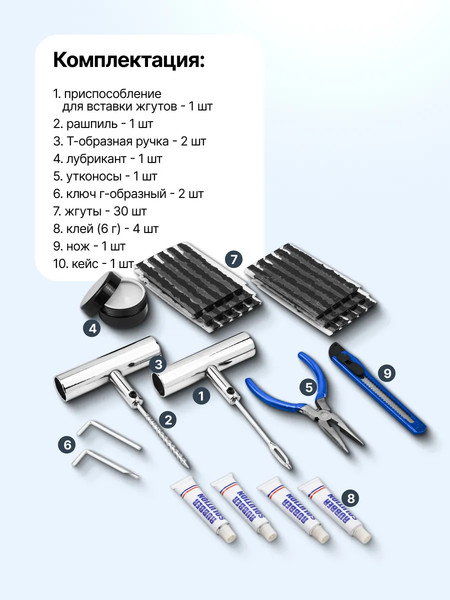 Ремкомплект для шин RockForce RF-STK-35
