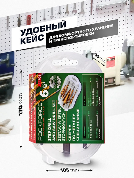 Сверло RockForce RF-44706