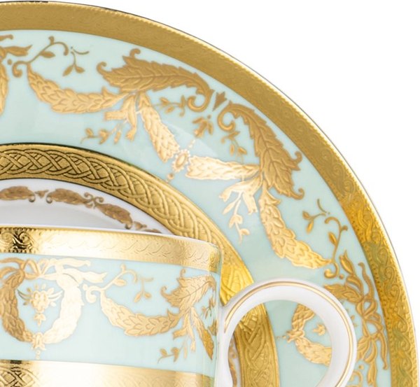 Чашка с блюдцем Zepter Империал Голд Селадон / LP-ICTC