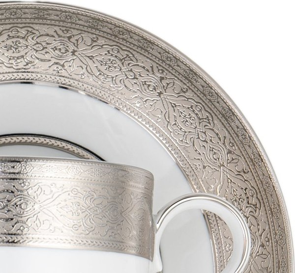 Чашка с блюдцем Zepter Мажестик Платинум / LP-MPTC