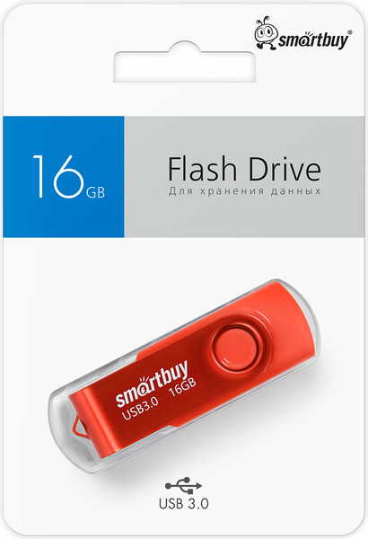 USB flash накопитель SmartBuy Twist 16Gb / SB016GB3TWR