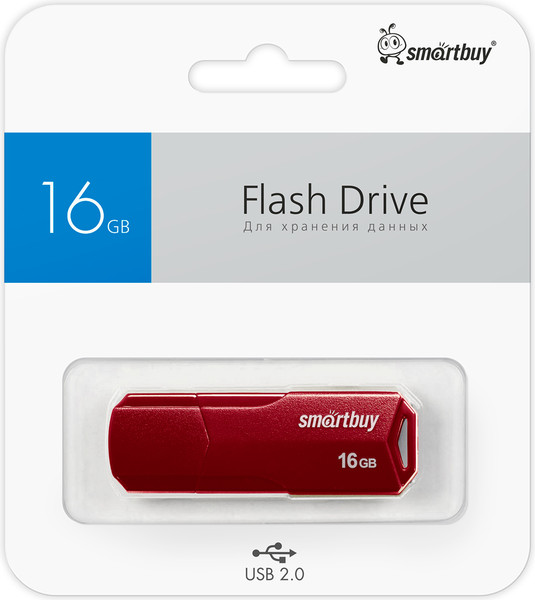 USB flash накопитель SmartBuy Clue 16Gb / SB16GBCLU-BG