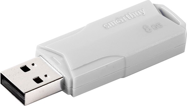 USB flash накопитель SmartBuy Clue 8Gb / SB8GBCLU-W