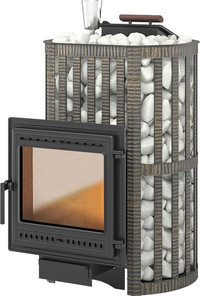 Печь-каменка Везувий Ураган Ковка 28 (505) - фото