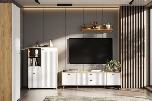 Тумба Arvento Милан К для телевидеоаппаратуры с ящиками