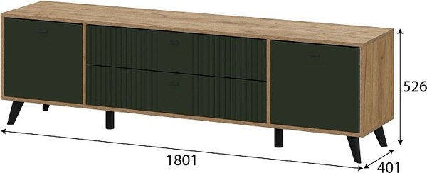 Тумба Arvento Милан К для телевидеоаппаратуры с ящиками