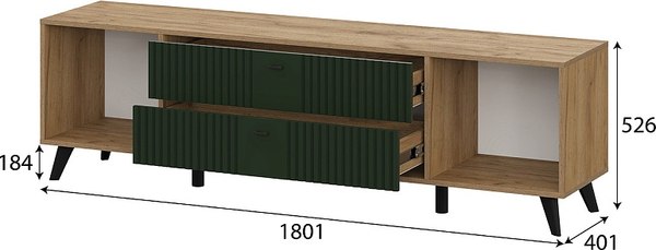 Тумба Arvento Милан К для телевидеоаппаратуры с ящиками