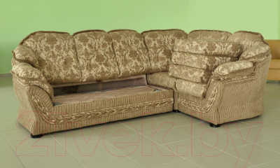 Диван угловой Домовой Романтика-1 4Mst 7 (Bornes 11617/Bornes Com-1 11617)