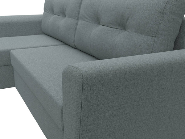 Диван угловой Лига Диванов Амстердам Лайт левый / 121169L