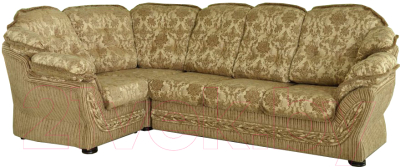 Диван угловой Домовой Романтика-1 4Sed 7 (Bornes 11617/Bornes Com-1 11617) - фото