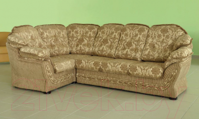 Диван угловой Домовой Романтика-1 4Sed 7 (Bornes 11617/Bornes Com-1 11617)