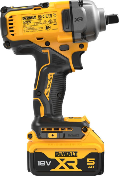 Профессиональный гайковерт DeWalt DCF892P2T