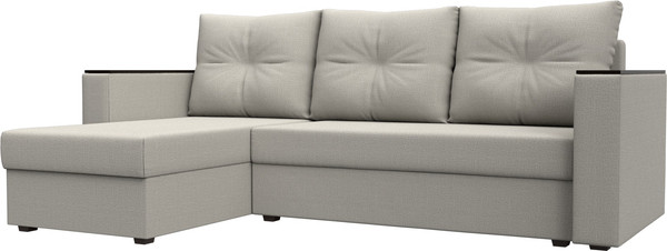 Диван угловой Лига Диванов Атланта без стола левый / 126164L - фото