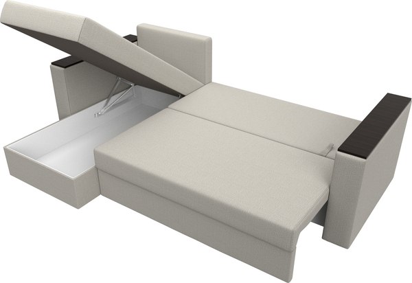 Диван угловой Лига Диванов Атланта без стола левый / 126164L