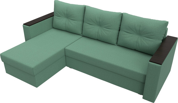 Диван угловой Лига Диванов Атланта без стола левый / 126165L